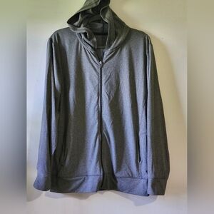 Beverly Hills Polo Club Gray Zip Up Sweater